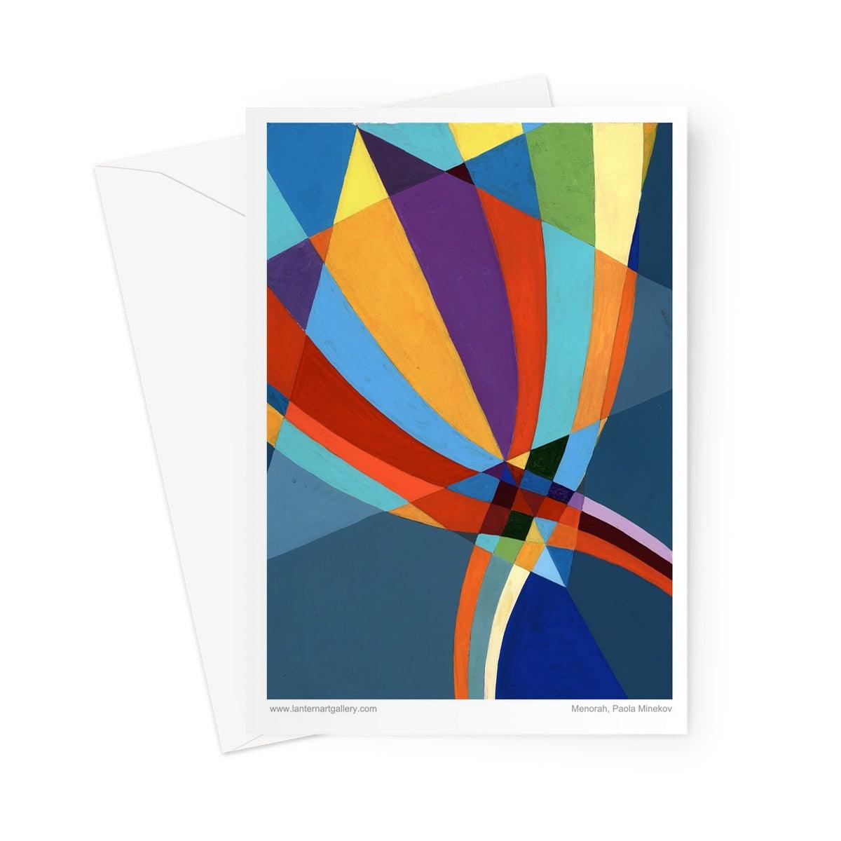 Menorah Greeting Card - Lantern Space