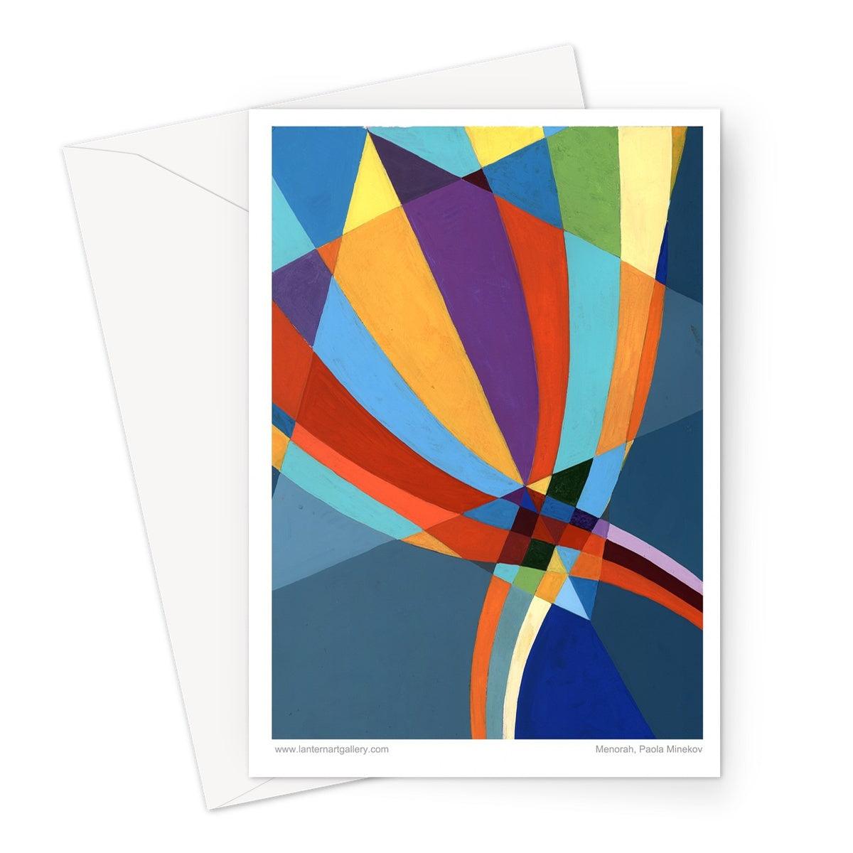 Menorah Greeting Card - Lantern Space